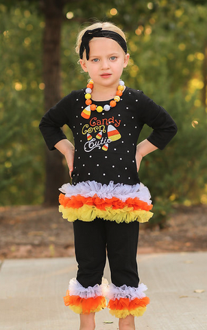 Candy Corn Cutie Capri Set