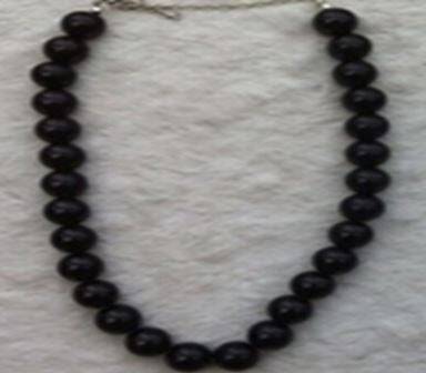 Black Pearl Gumball Necklace