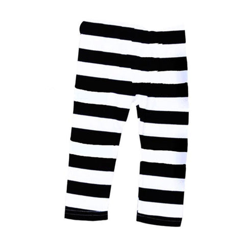 Black Stripe Pants