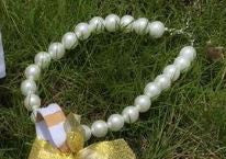 Cream Pearl Gumball Necklace