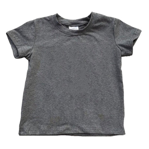 Dark Heather Gray Shirt Short Sleeve Boy