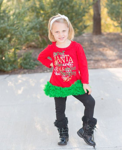 Dear Santa Ruffle Dress