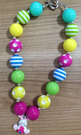 Easter Bunny Gumball Necklace