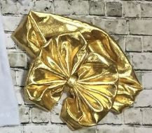 Gold Messy Bow Headband