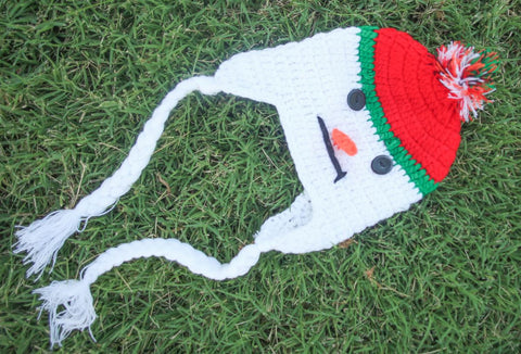 Knit Snowman Hat