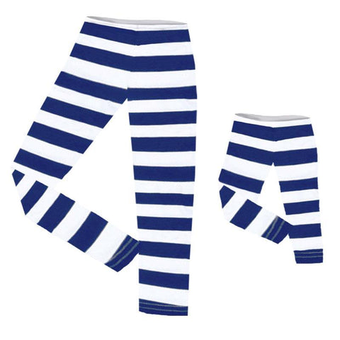 Navy Stripe Capri Mommy Me