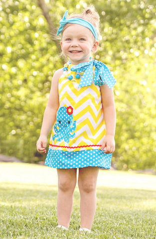 Out To Sea Octopus Dress