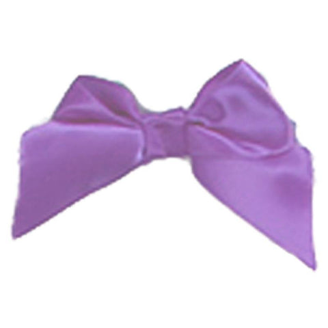 Purple Ribbon Bow Glue On 3 By 1 And Half Inch