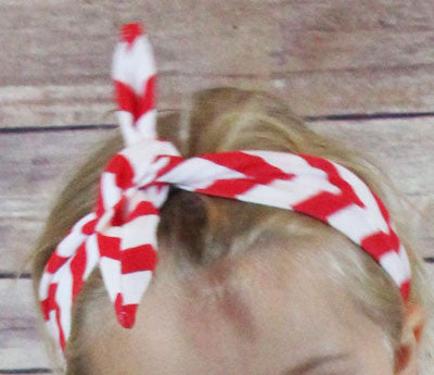 Red Chevron Head Wrap