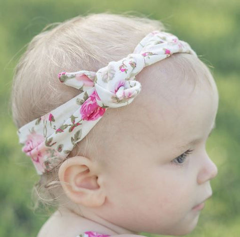 Vintage Rose Head Wrap