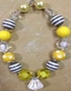 Yellow White Diamond Necklace