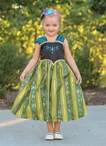 Black & Sage Green Dress