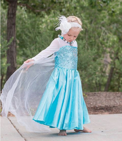 Blue Sequin Dress